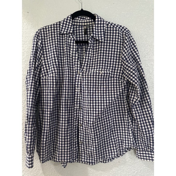 KUT from the Kloth‎ Gingham Button Down Shirt Long Sleeve Career MP - Picture 1 of 5